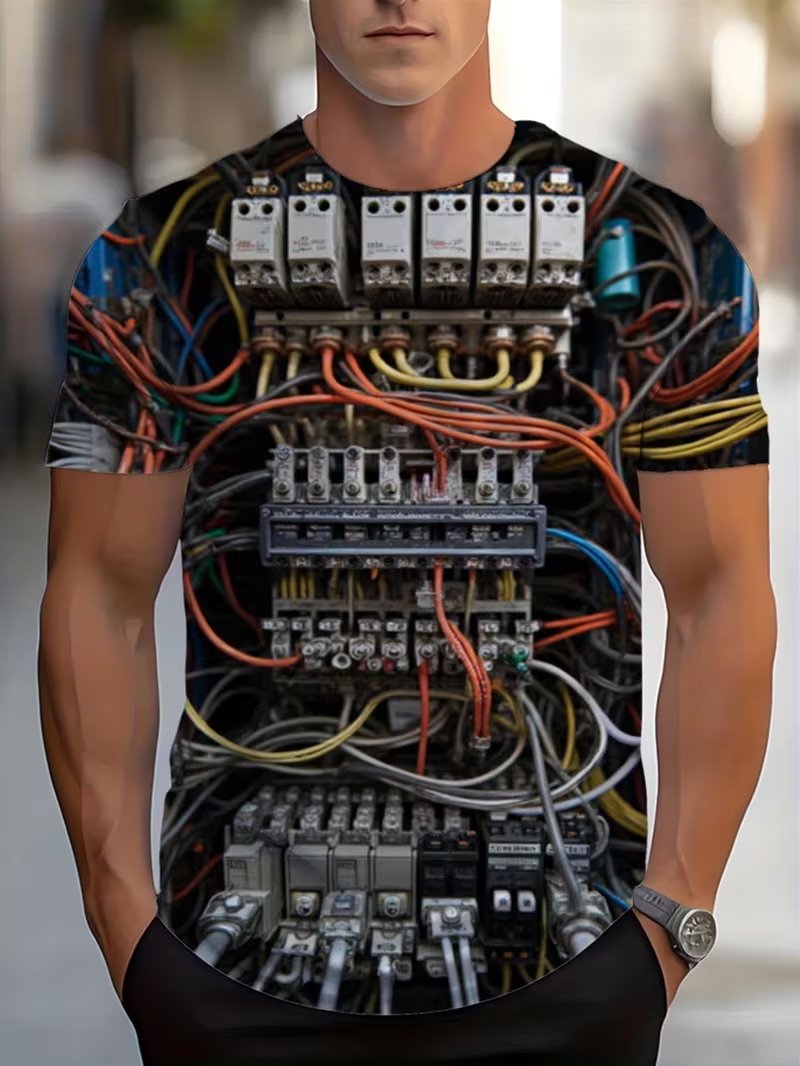 3D Printing Engineer - Men Electric Circuit Wire 3D All