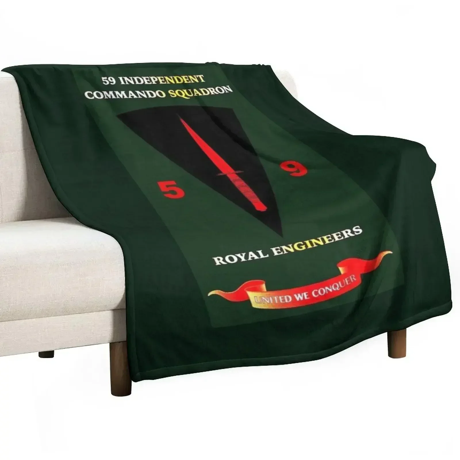 3D Printing Engineer - 59 COMMANDO ROYAL ENGINEERS Throw Blanket
