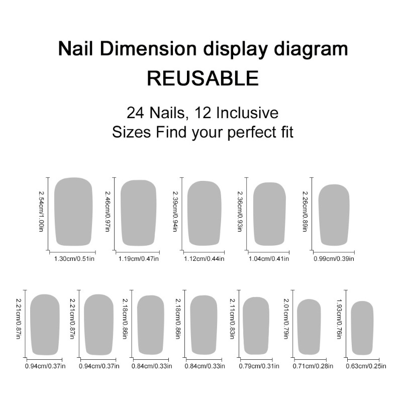 24pcs Summer Long Presss on Na - огляд і ціна 3D Printing Nails