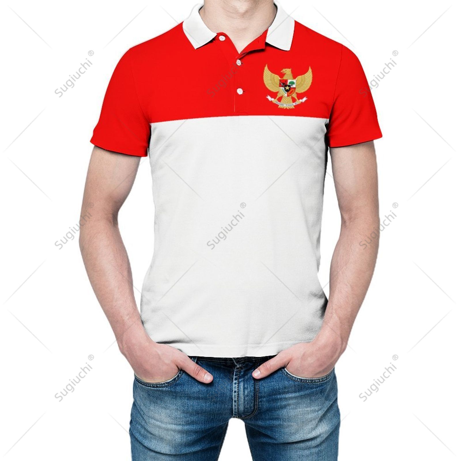 Unisex Polo Shirt Indonesia Fl - огляд і ціна 3D Printing Indonesia