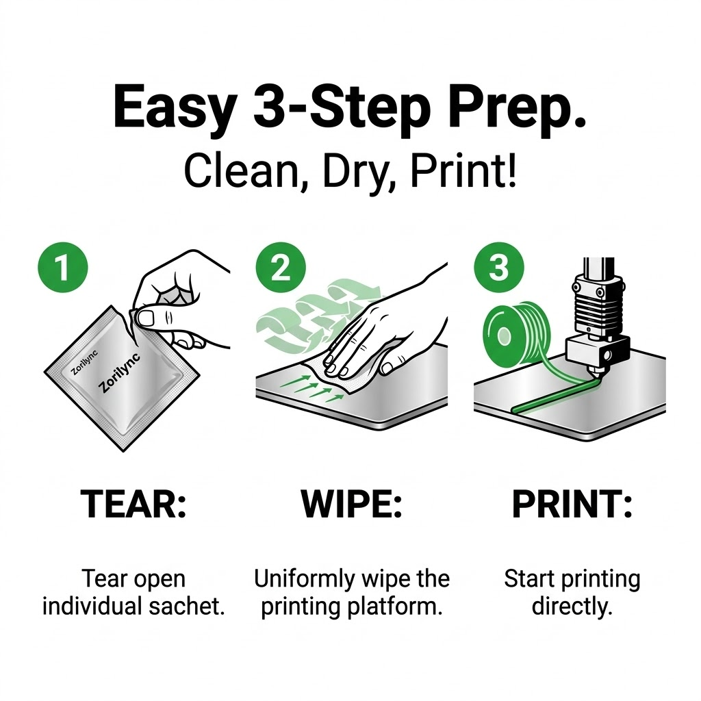 3D Printer Bed Cleaning Wipes  - огляд і ціна 3D Printing Glass