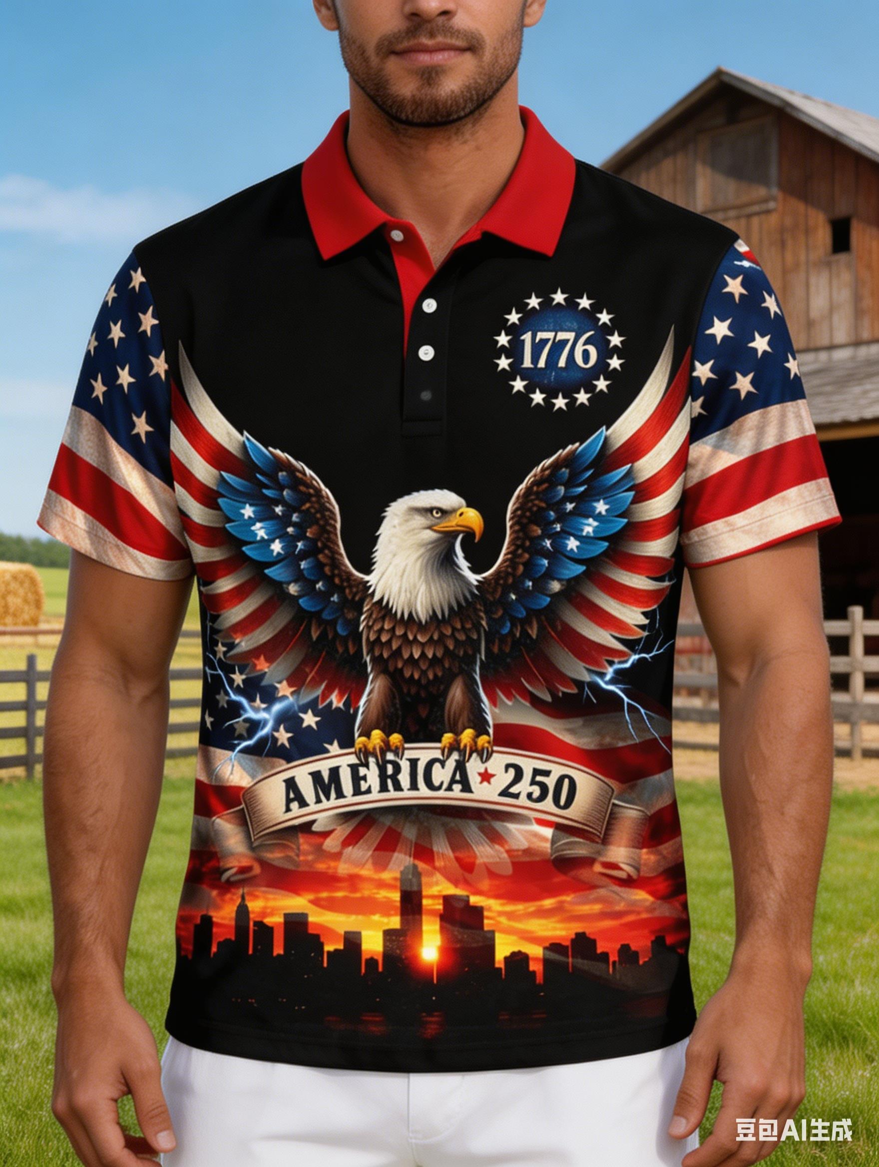 Men's USA 250th Anniversary Po - огляд і ціна 3D Printing Eagle