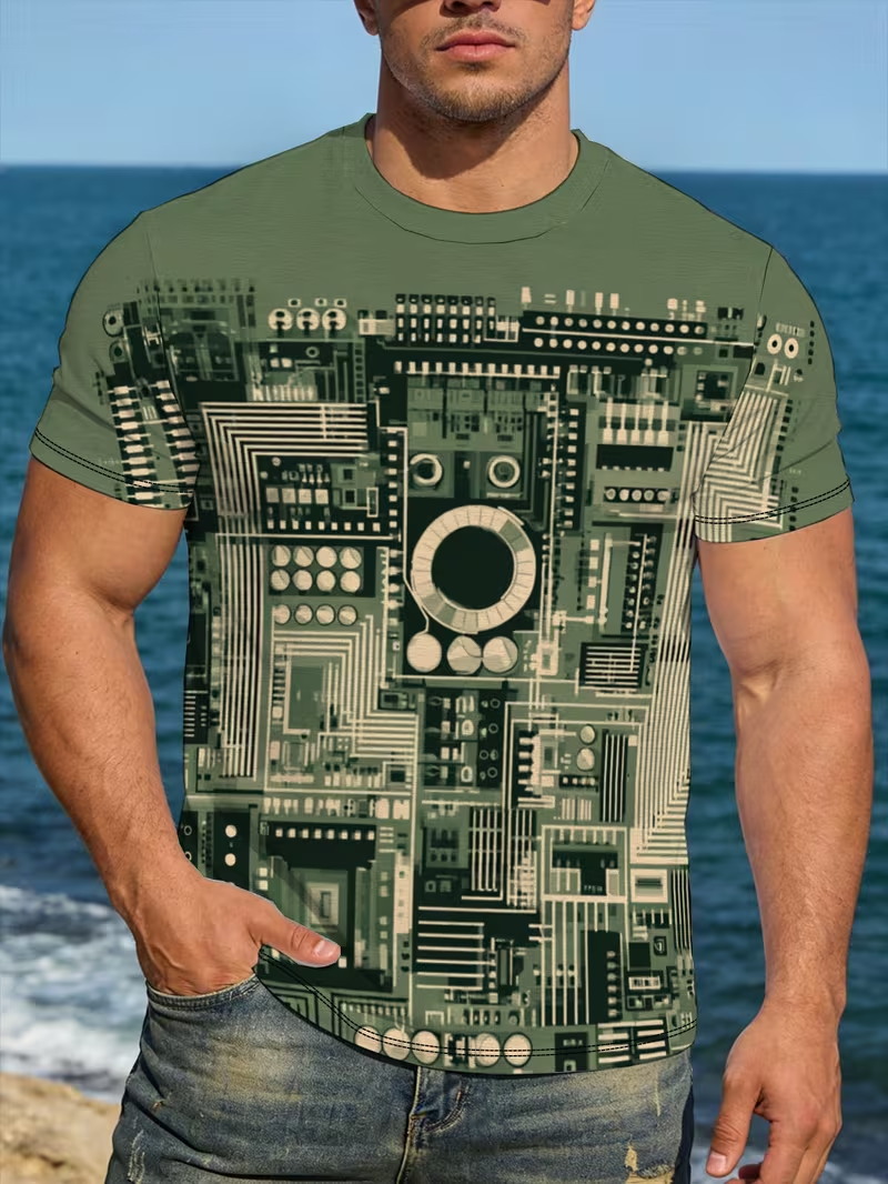 Men Electric Circuit Wire 3D A - огляд і ціна 3D Printing Engineer