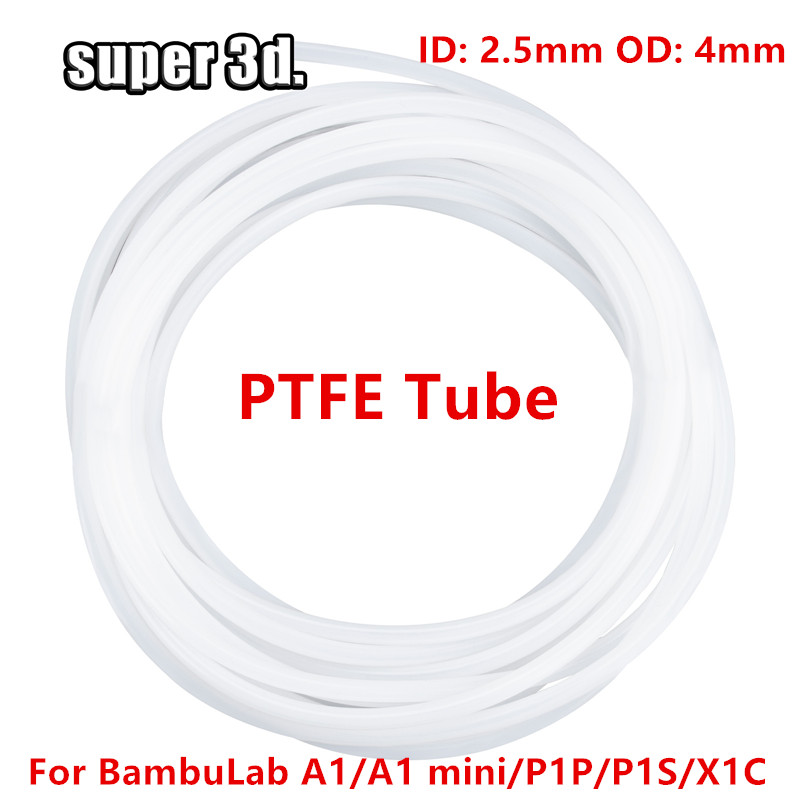 1/2/50M Bambu Lab PTFE Tube ID - огляд і ціна 3D Printing Bambu Lab A1