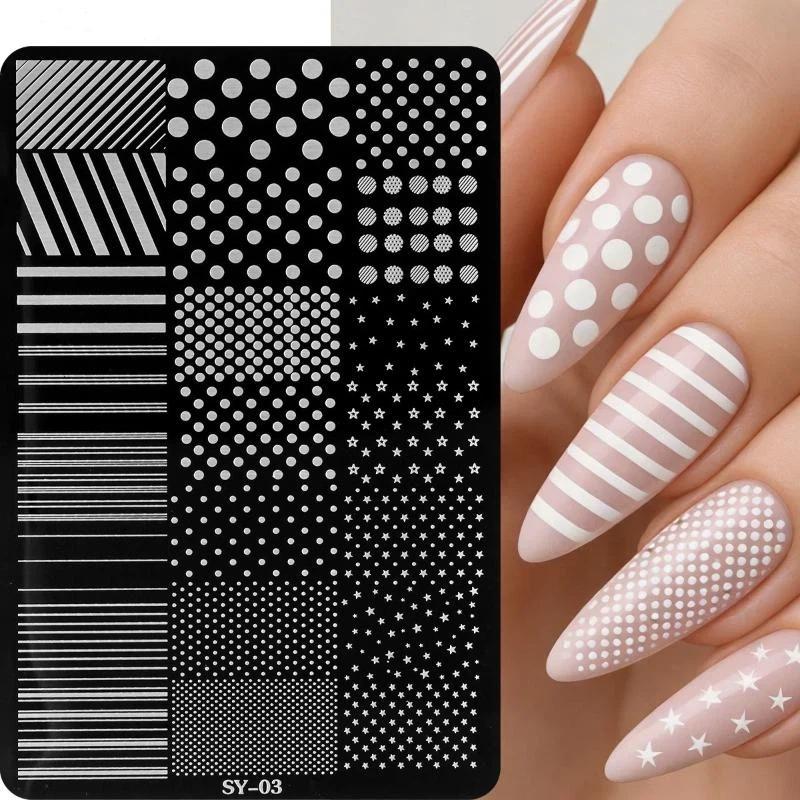 3D Cute Dotting Strip Lines Na - огляд і ціна 3D Printing Templates Free