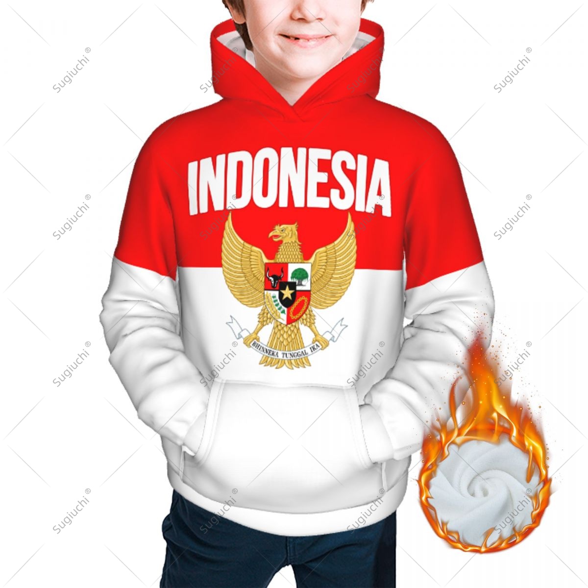 Unisex 3D Youth Hoodie Indones - огляд і ціна 3D Printing Indonesia