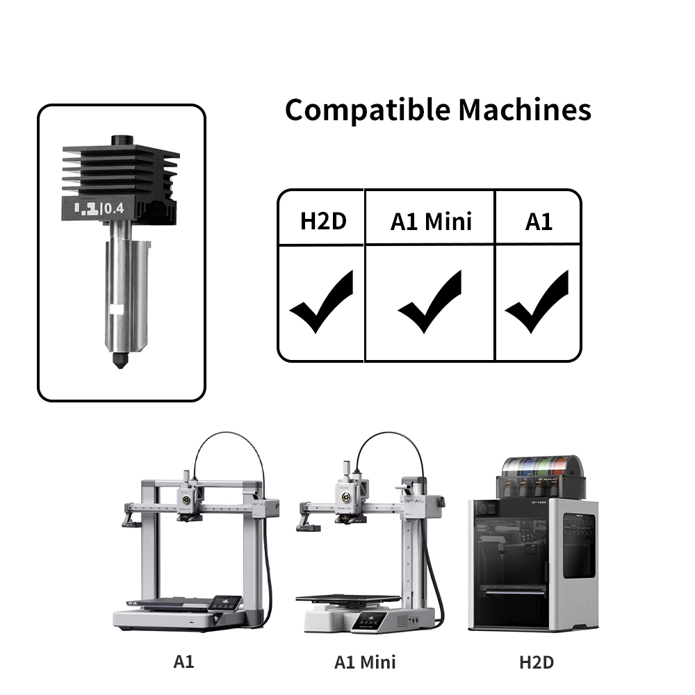 New High Quality H2D H2S H2C H - огляд і ціна 3D Printing Bambu Lab A1
