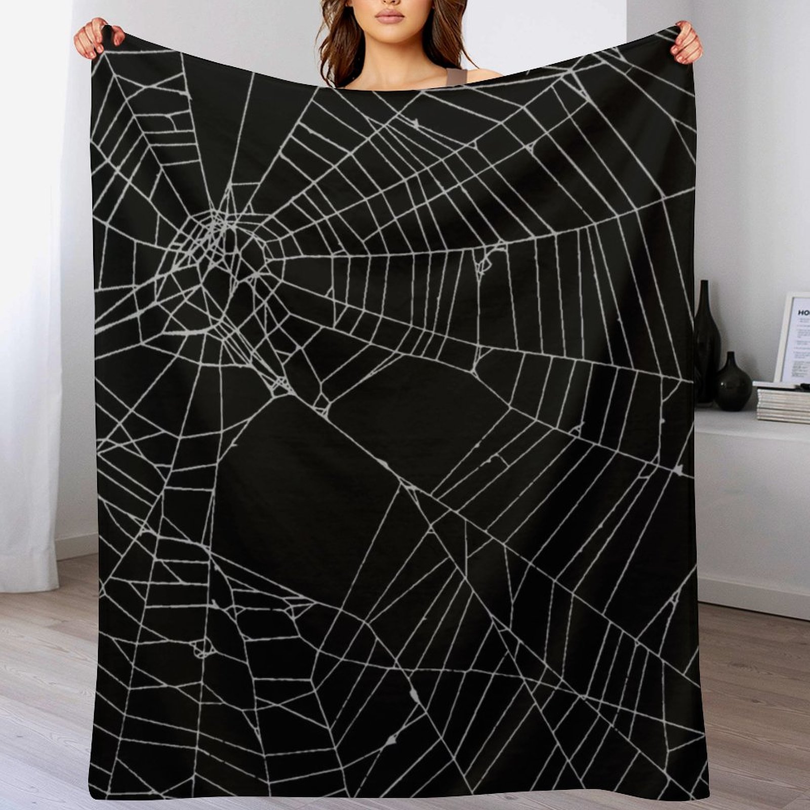 SpiderWeb Web Throw Blanket bl - огляд і ціна 3D Printing Web