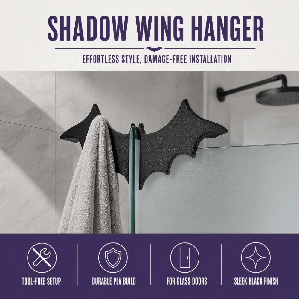 3D Print Halloween Bat Bathroo - огляд і ціна 3D Printing Glass