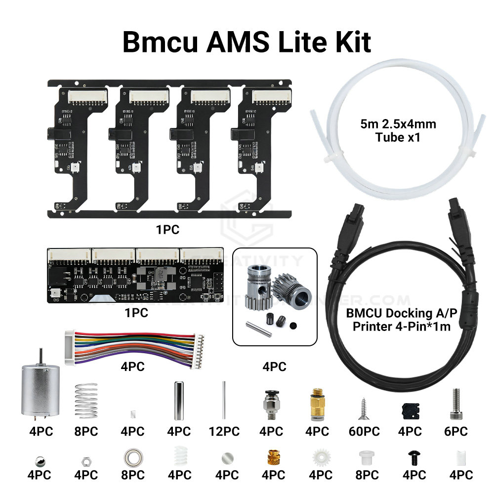 BMCU 370C AMS Lite for Bamboo  - огляд і ціна 3D Printing Bambu Lab A1
