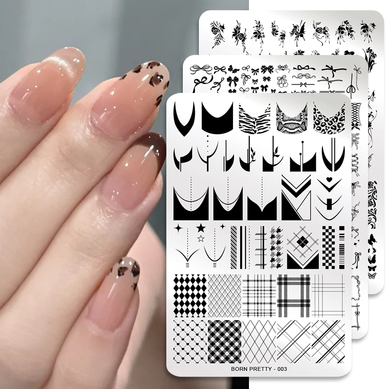 BORN PRETTY Leaves Flower Nail - огляд і ціна 3D Printing Templates Free