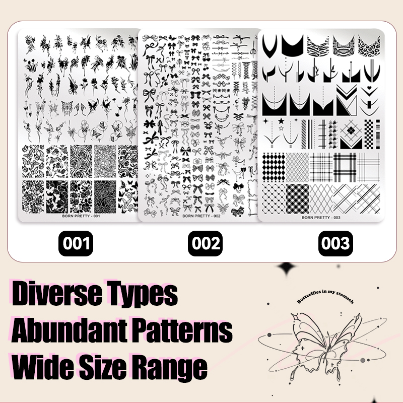 BORN PRETTY Leaves Flower Nail - огляд і ціна 3D Printing Templates Free