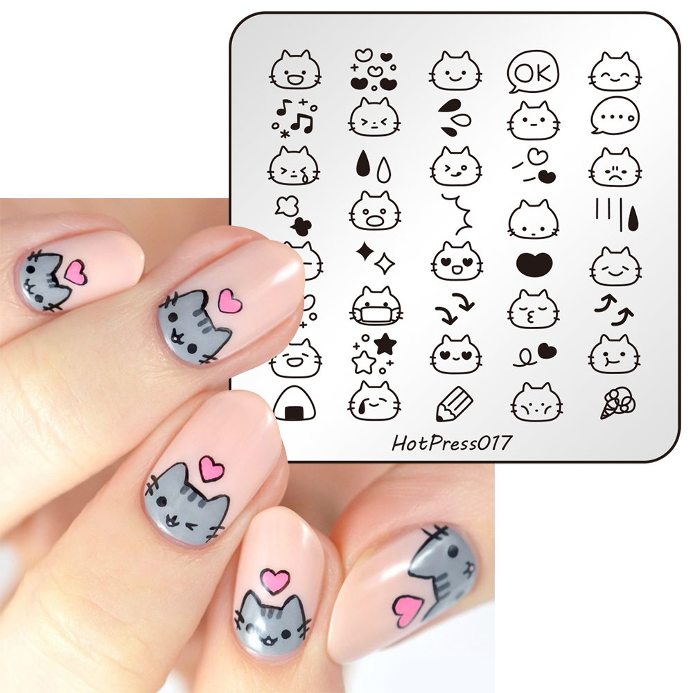 1pc 3D Cute Cat Patterns DIY N - огляд і ціна 3D Printing Templates Free