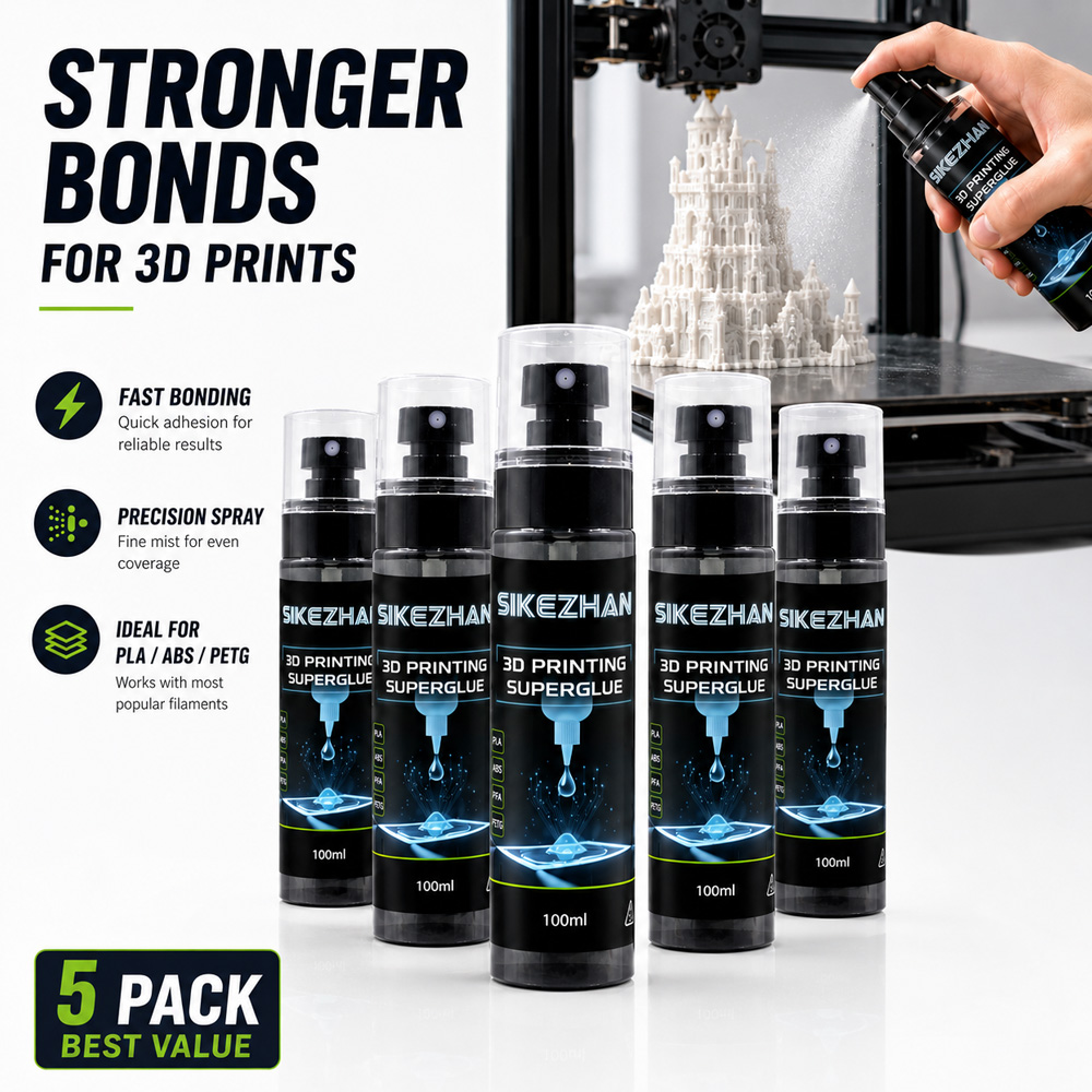 5Pcs 3D Printer Adhesive Spray - огляд і ціна 3D Printing Pdf