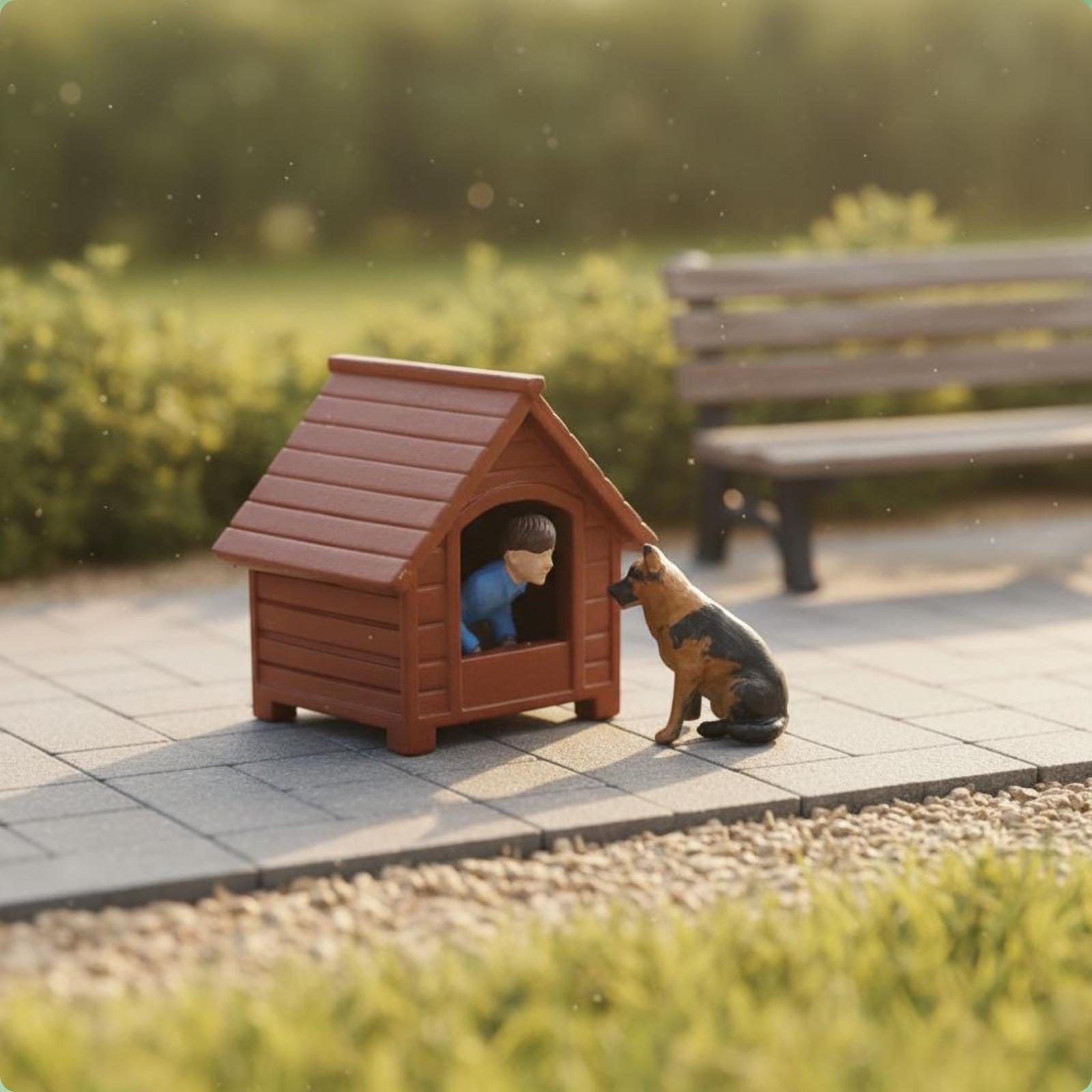 Park Scene Figure 3D Printed D - огляд і ціна 3D Printing Model Free