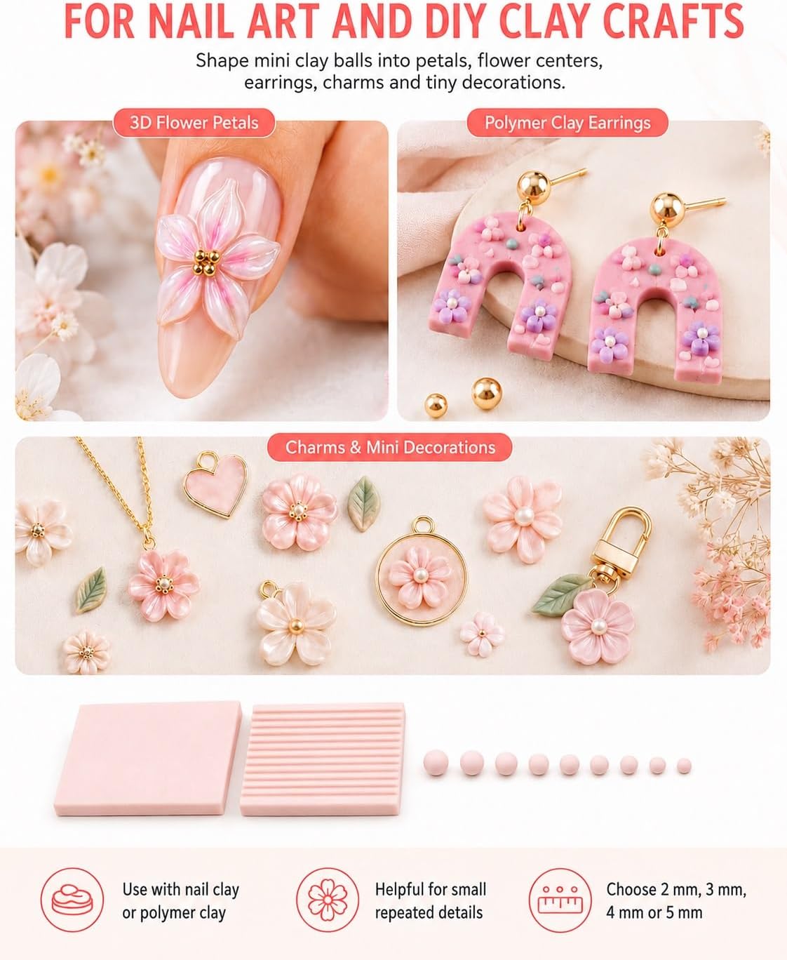 4PCS 3D Print Clay Gel Ball Ma - огляд і ціна 3D Printing Nails
