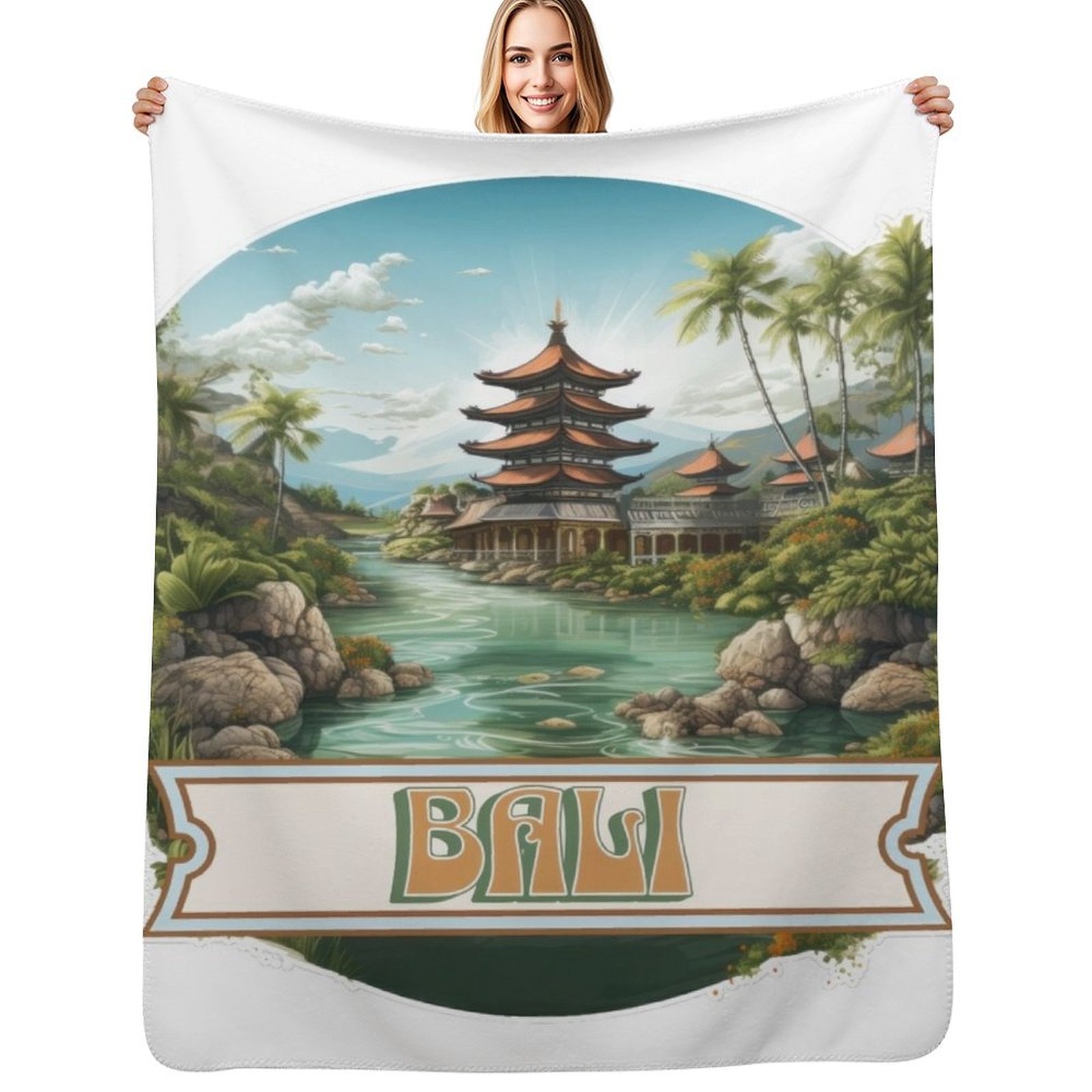 Bali Indonesia Throw Blanket S - огляд і ціна 3D Printing Indonesia
