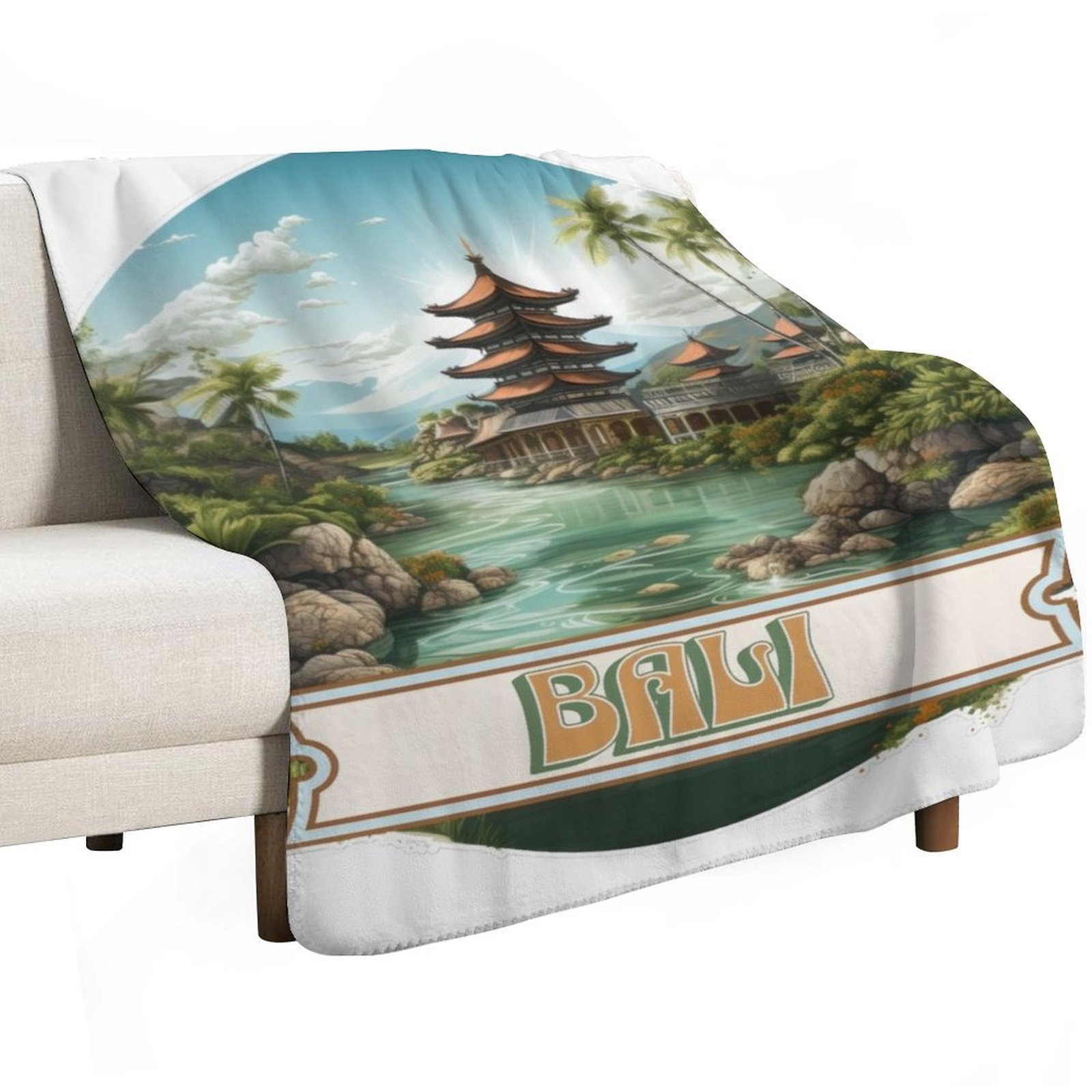Bali Indonesia Throw Blanket S - огляд і ціна 3D Printing Indonesia