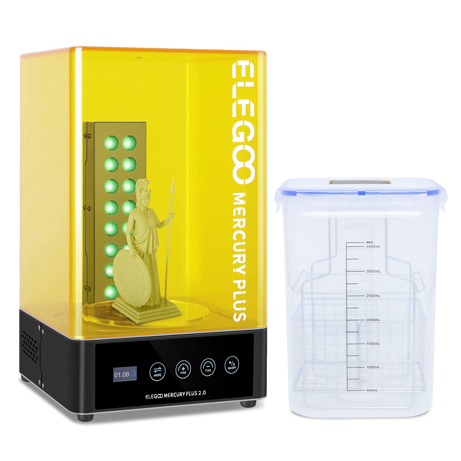 ELEGOO   Plus 2.0 Wash and Cur - огляд і ціна 3D Printing Model Free