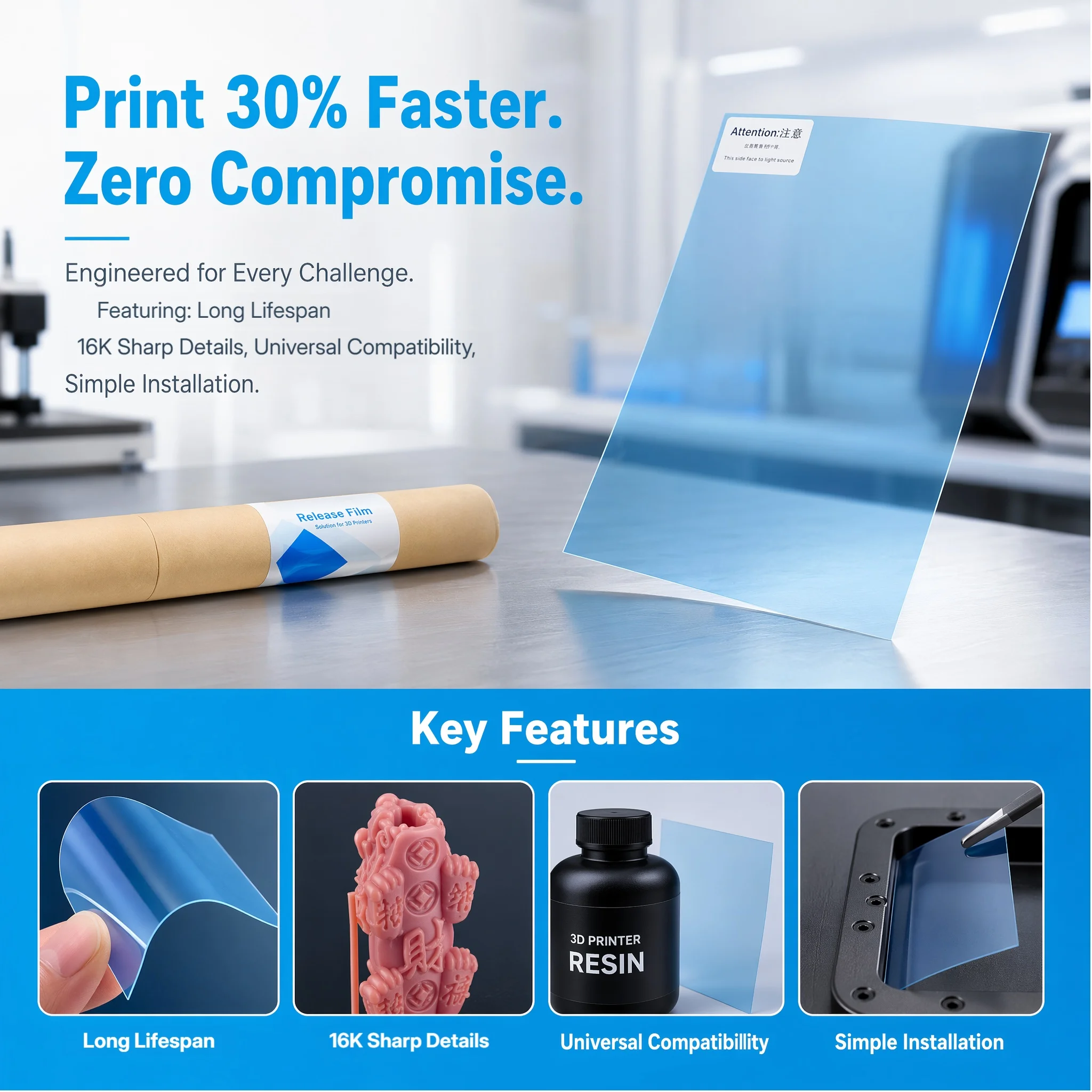 High Speed ACF Release Film Fo - огляд і ціна 3D Printing Elegoo