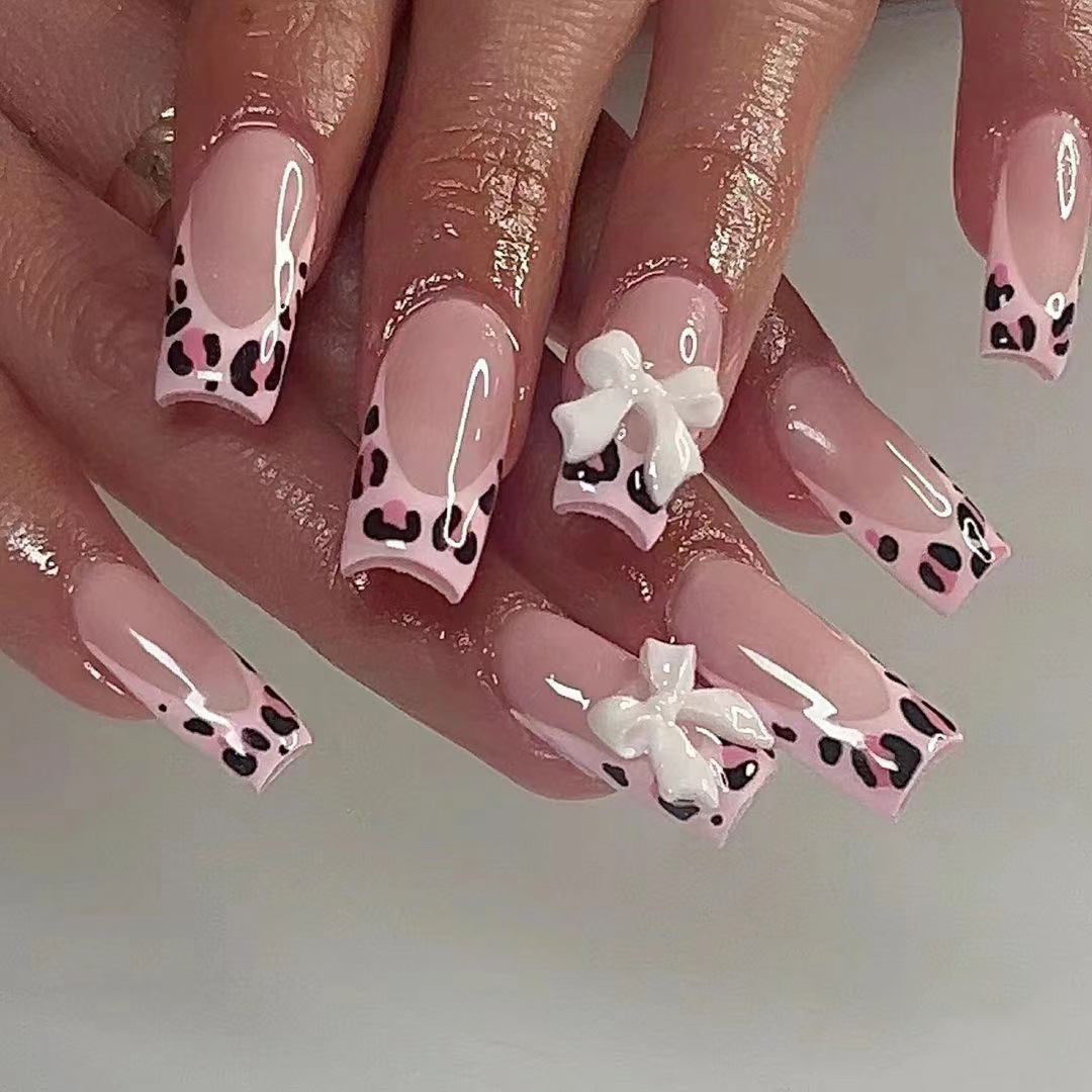24pcs Y2K Sweet Cool Square Pr - огляд і ціна 3D Printing Nails