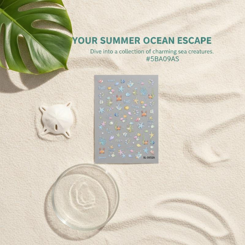 Embossed 3D Ocean Nail Art Sti - огляд і ціна 3D Printing Enthusiast