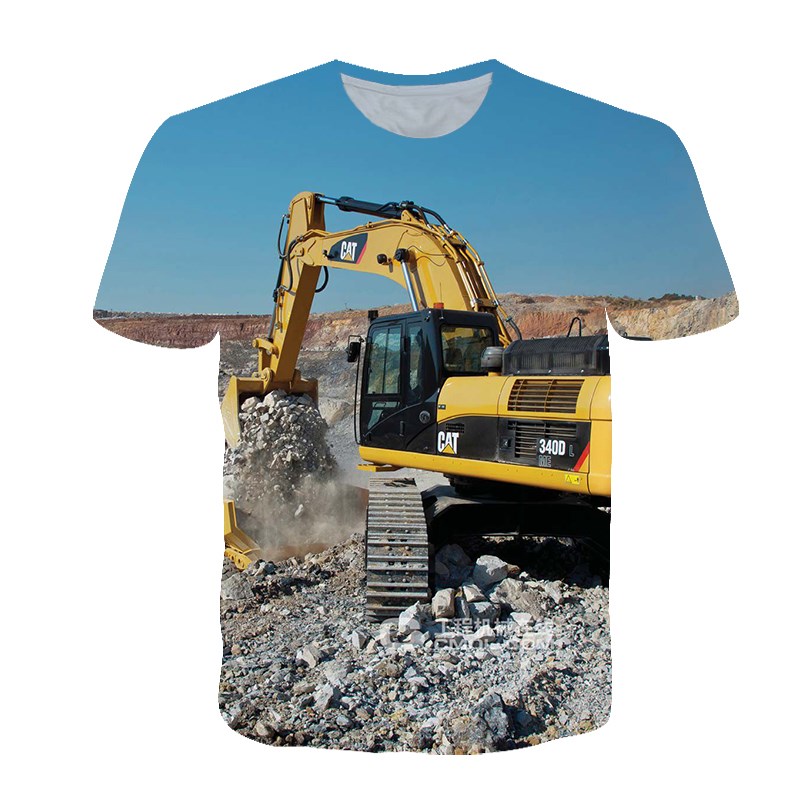 Summer Personalized T-shirt Me - огляд і ціна 3D Printing Excavator