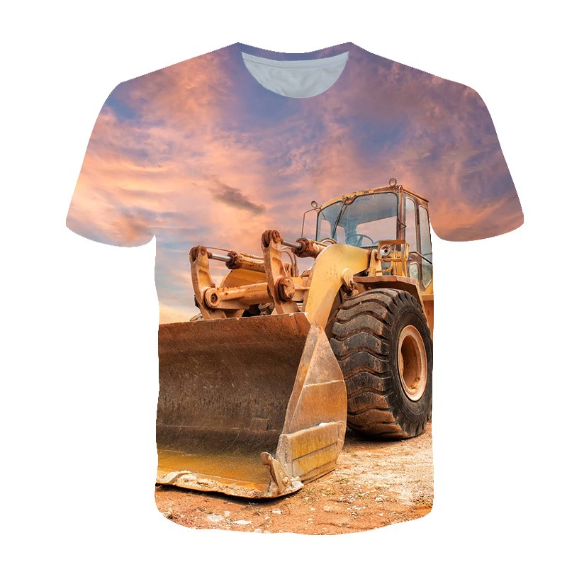 Summer Personalized T-shirt Me - огляд і ціна 3D Printing Excavator