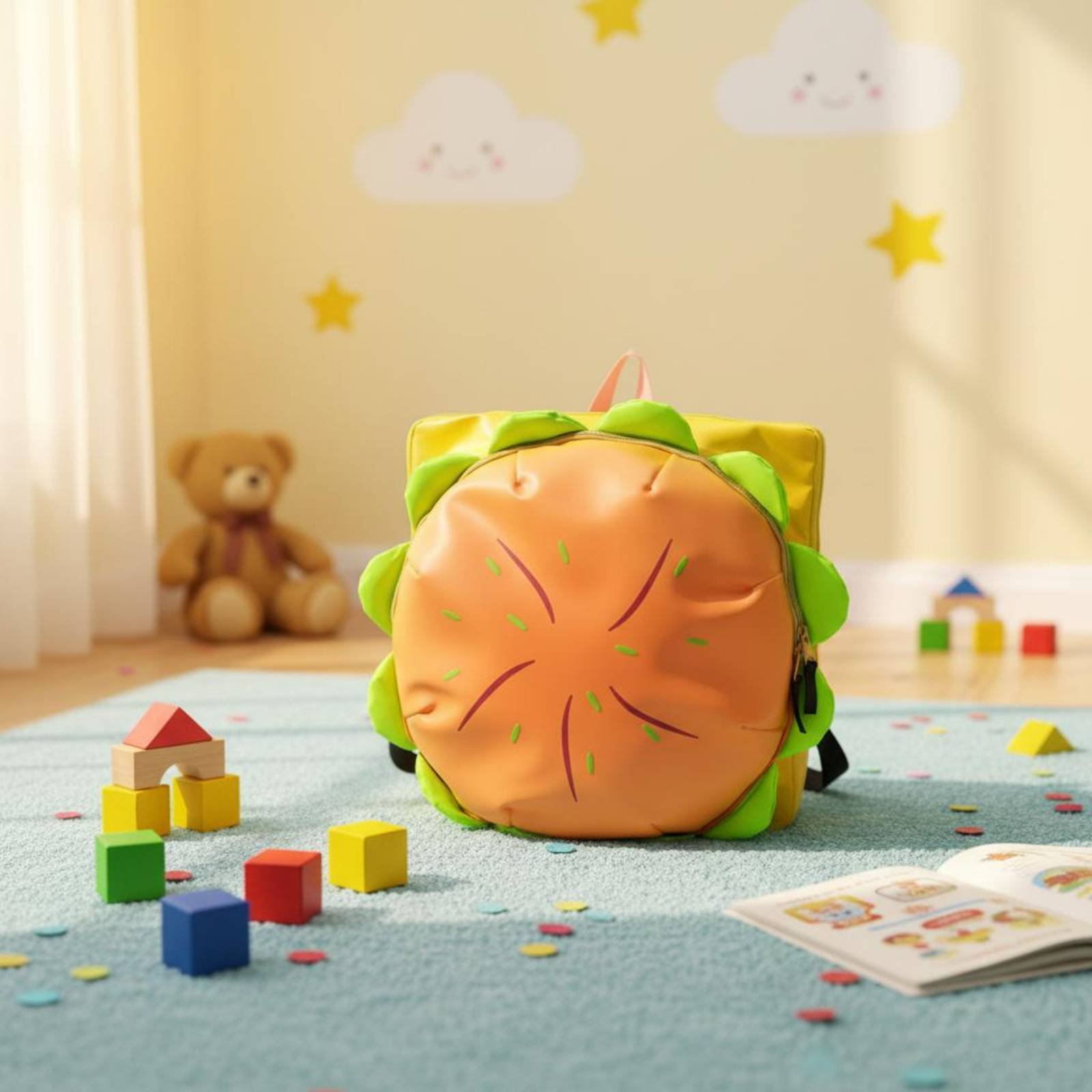 Hamburger Backpack Cute Cartoo - огляд і ціна 3D Printing Design Free