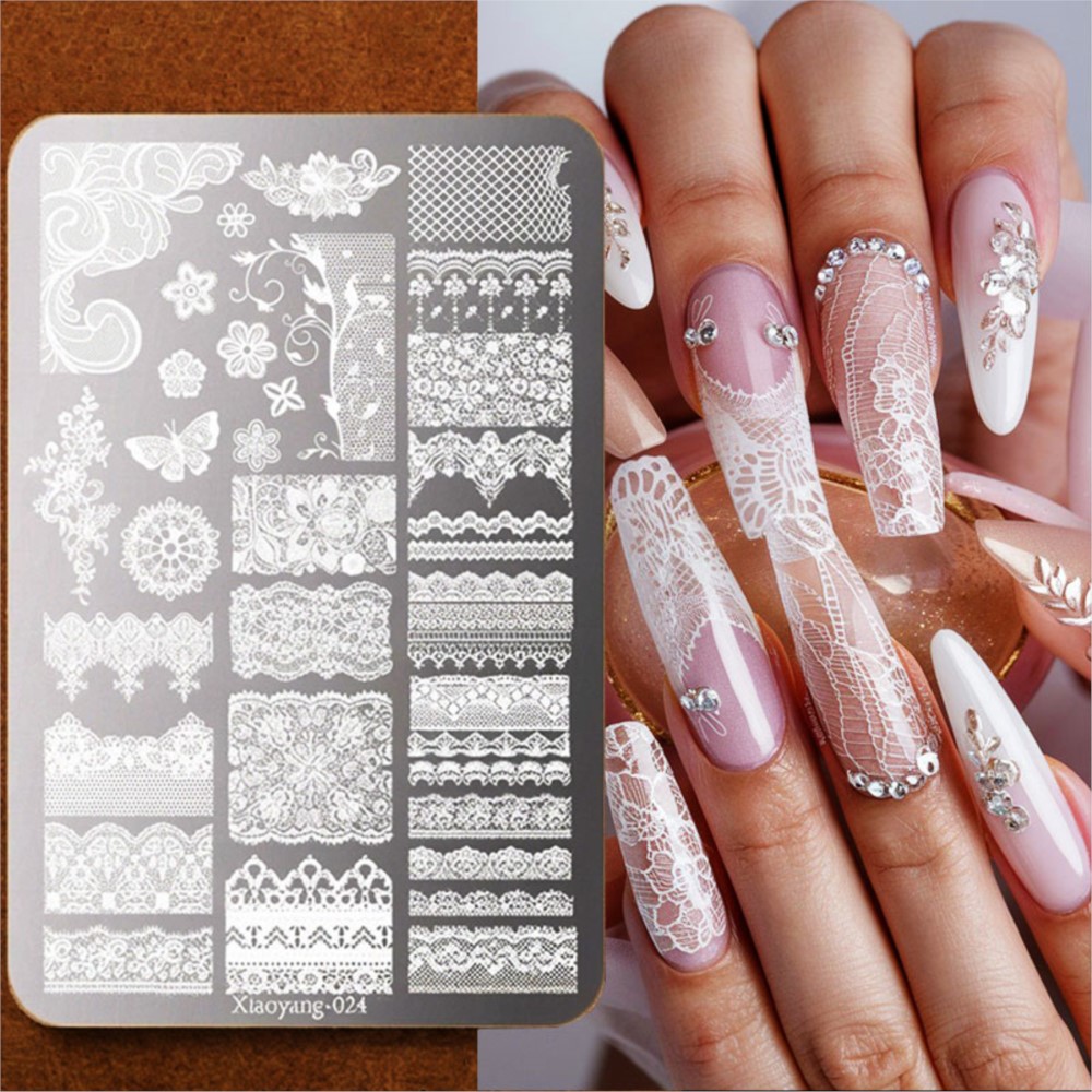9*15cm 3D Lace Butterfly Nail  - огляд і ціна 3D Printing Templates Free