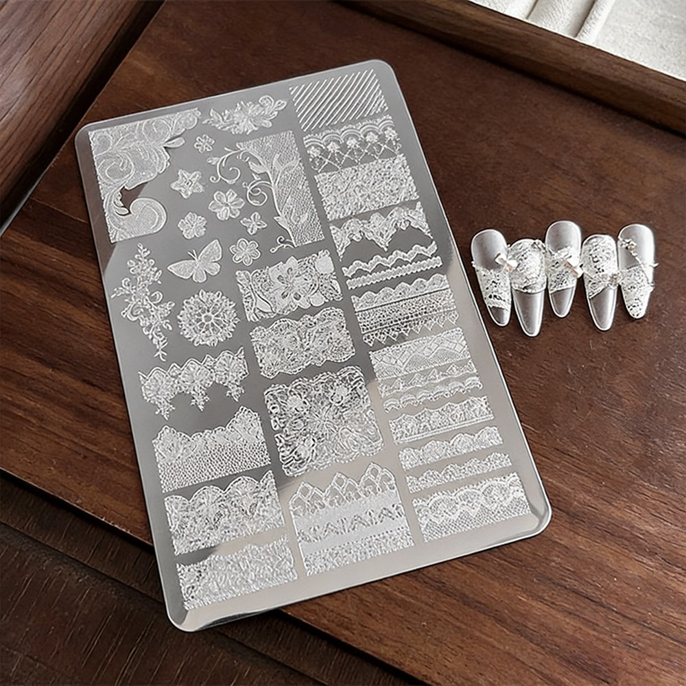 9*15cm 3D Lace Butterfly Nail  - огляд і ціна 3D Printing Templates Free