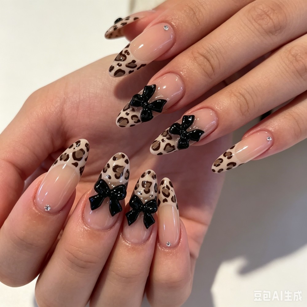 24pcs French Almond Press on N - огляд і ціна 3D Printing Nails